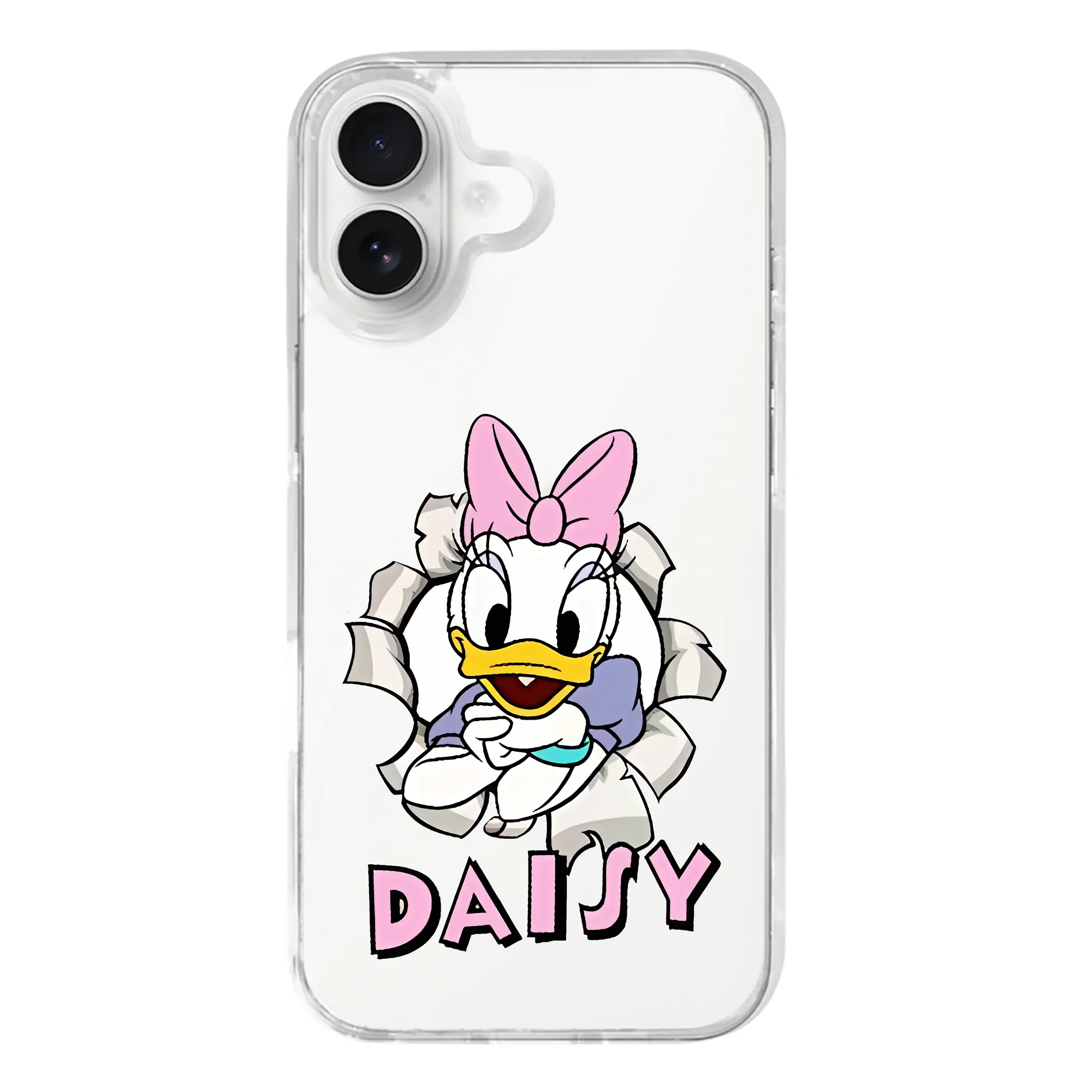 ミッキーマウス（Mickey Mouse） グッズ デイジーダック（Daisy Duck） - iPhone 17シリーズ 透明スマホケース – 薄型・耐衝撃・精密フィット保護カバー
